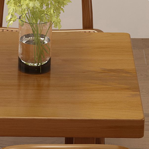 Modern 1/4/5/7 Pieces Dining Set Rectangle Pine Wood Dining Table for Kitchen