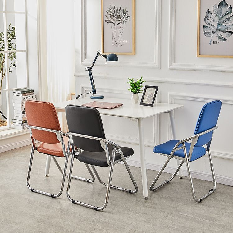 Chaise d'intérieur et d'extérieur moderne, chaise d'appoint pliante en métal, sans accoudoirs, à dossier ouvert