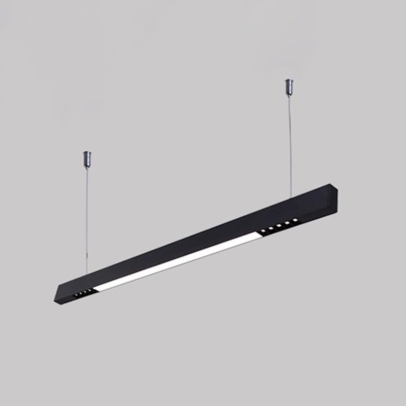Kit d'éclairage en acrylique en forme de bar Minimalisme Minimalisme Suspension LED PENDANT POUR BUREAU