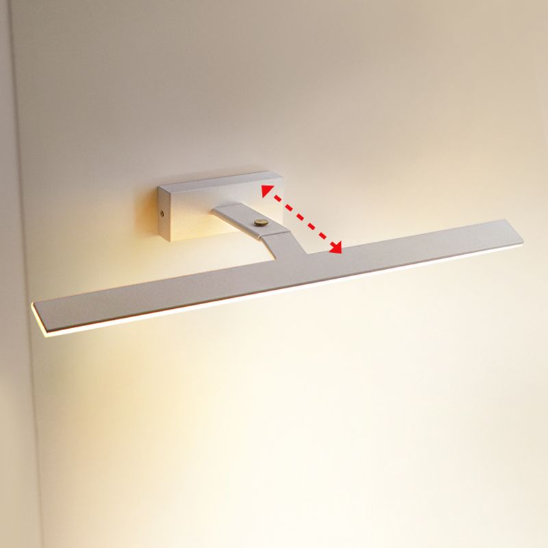 Moderne minimalistische LED -wandlamp Aluminium lineair verstelbaar wandlicht met acrylschaduw