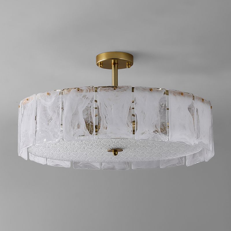 Multi -Licht zylindrische Deckenleuchte moderne Glasdecke Beleuchtung für Wohnzimmer