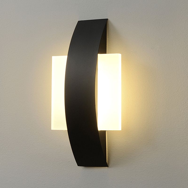 Geometric Wall Lighting Contemporary Metal 1 Light Wall Sconces