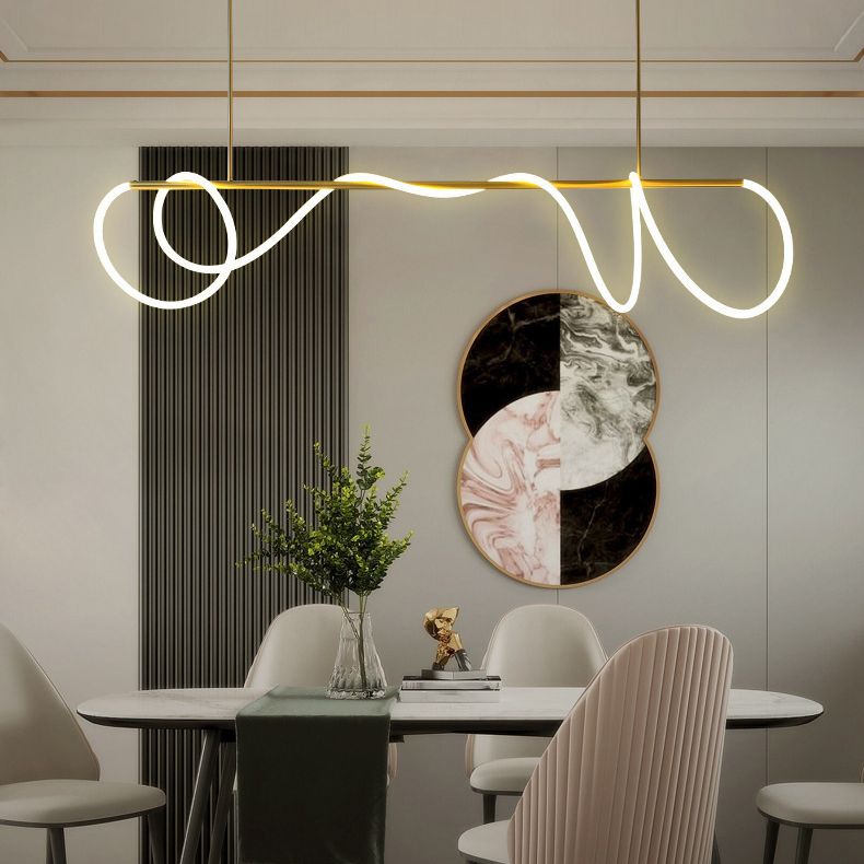 Modern Flexible Dining Chandelier Light Modern Dining Room Pendant Light Fixture