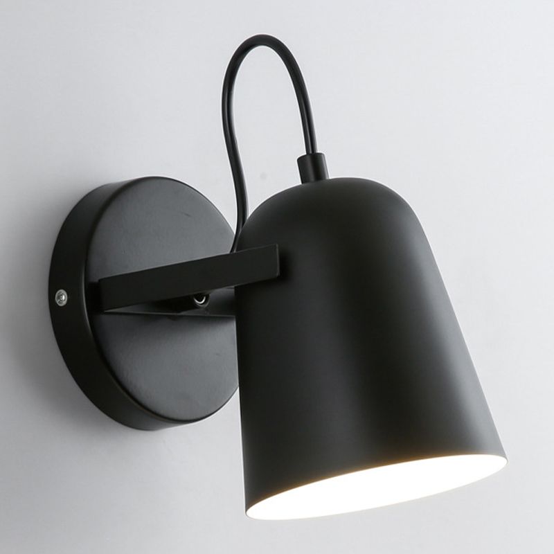 Modern Elongated Dome Shape Wall Sconce Lights Metal 1 Light Wall Light for Living Room