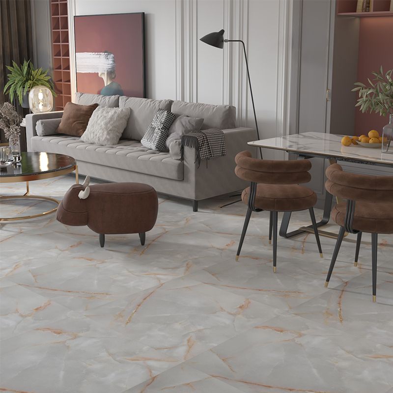 Square PVC Flooring Stone Design Peel & Stick Vinyl Flooring