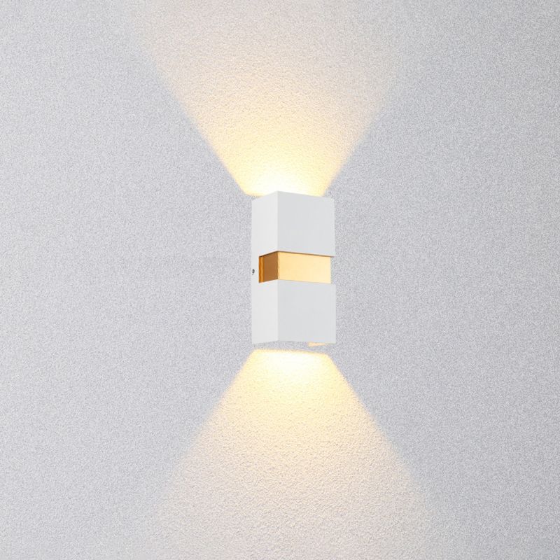 Rechteckige Aluminium im Freien LED LED Wandleuchte IP65 wasserdichte modern