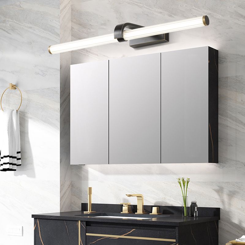 Luci da vanità LED a LED a specchio moderno con ombra acrilica