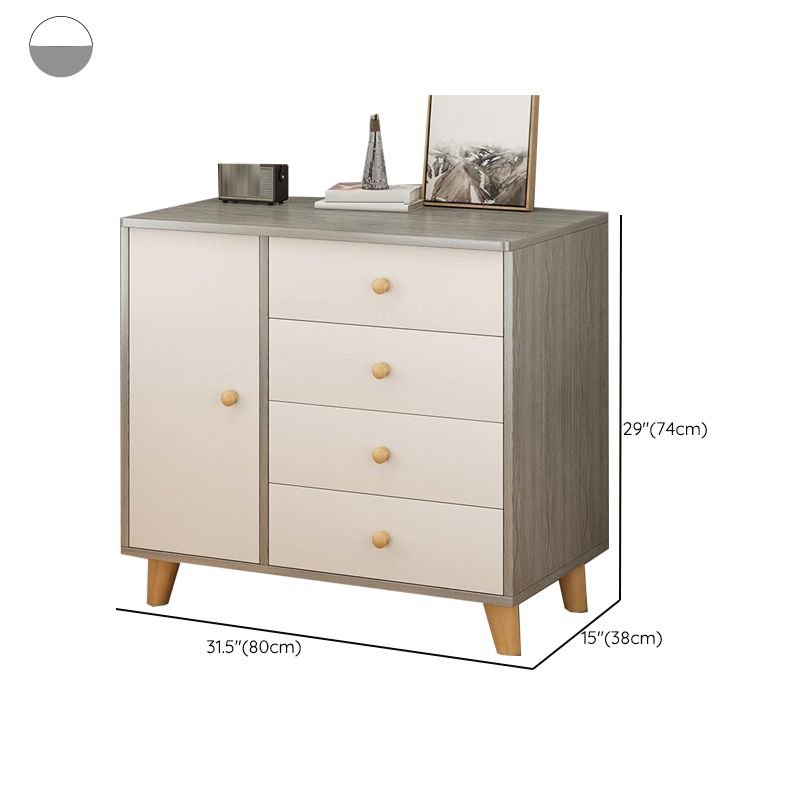 Wooden Storage Chest Ultra Modern 14.82 Inch Width Storage Chest Dresser