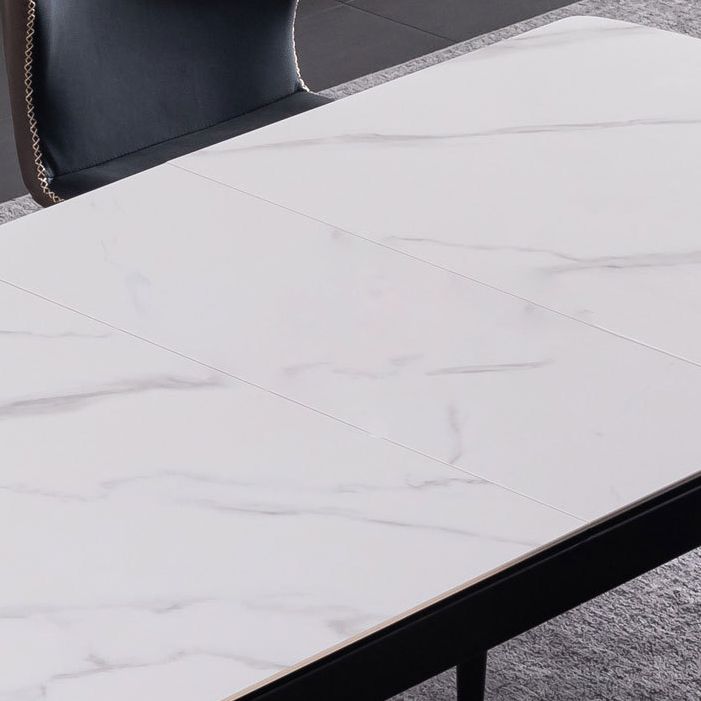 Stone Rectangle Dining Table with Leaf Furniture for Restaurant