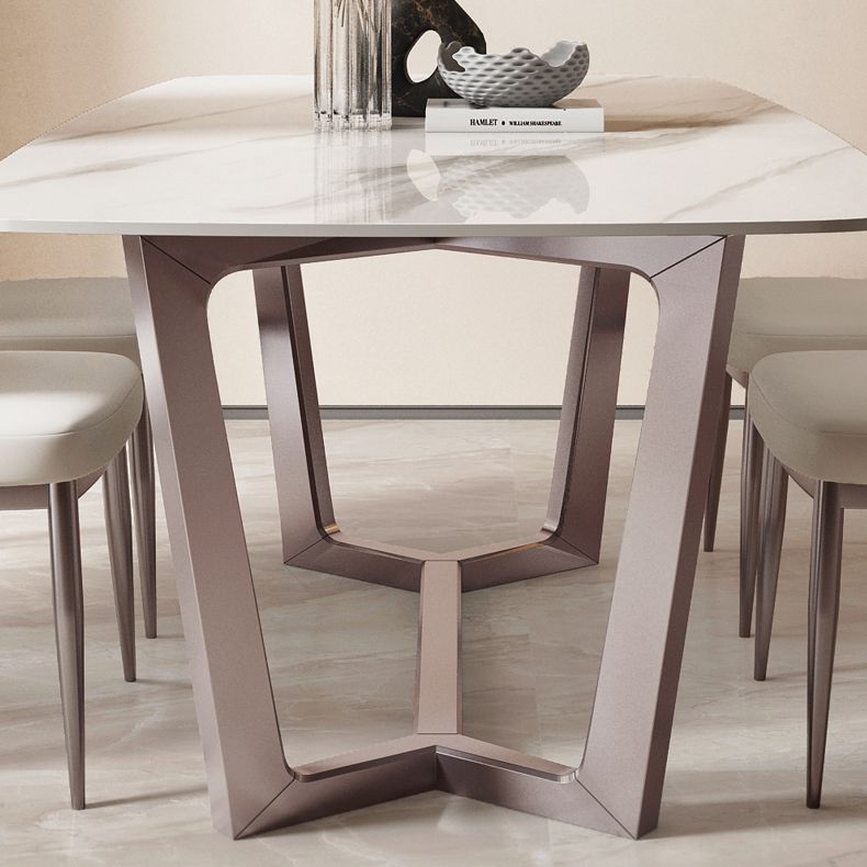 Nordic 1/2/4/5/7 Pieces Dining Set with Dining Table and Leather Chairs Dinette Set