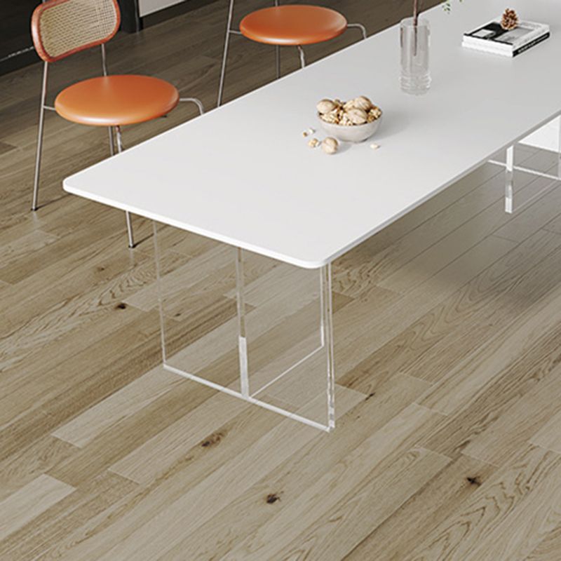 Kitchen Contemporary Dinner Table Stone Rectangle Dining Table