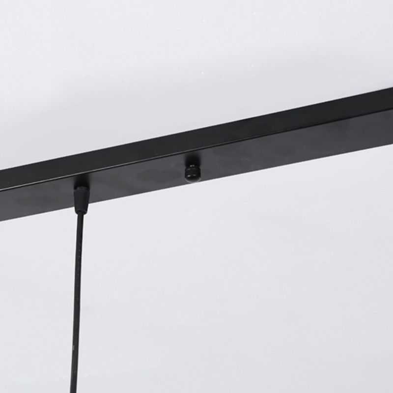 Lámpara colgante colgante moderna de Macaron Bell Luces colgantes de metal para restaurante para restaurante