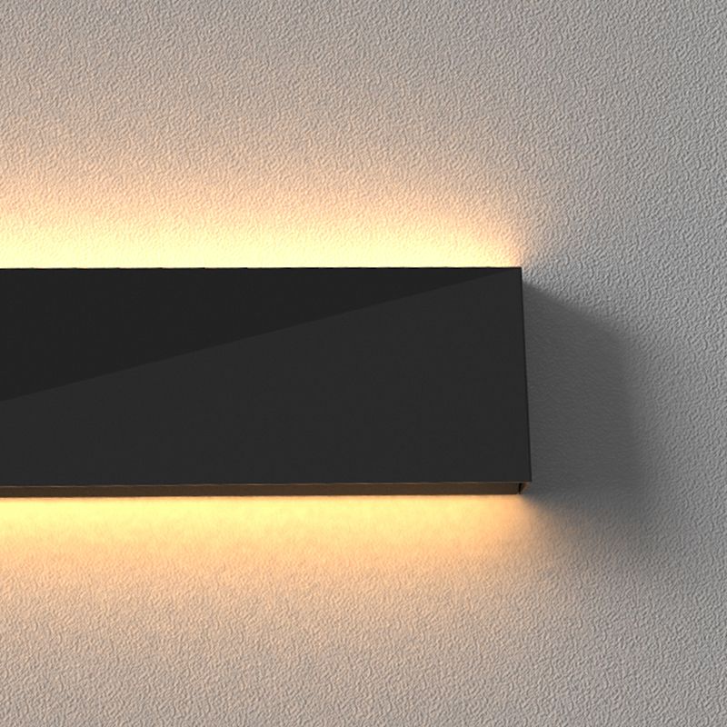 Modernism Wall Sconce Rectangle Shade Sconce Lighting for Bedroom