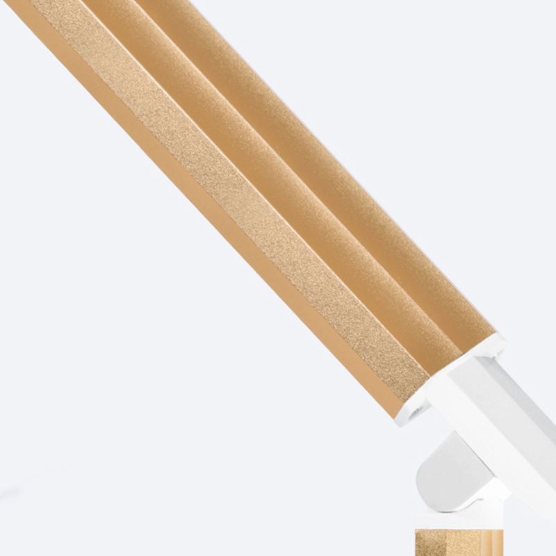 Illuminazione da pavimento lineare a 1 luce Luce in metallo in stile contemporaneo per camera da letto