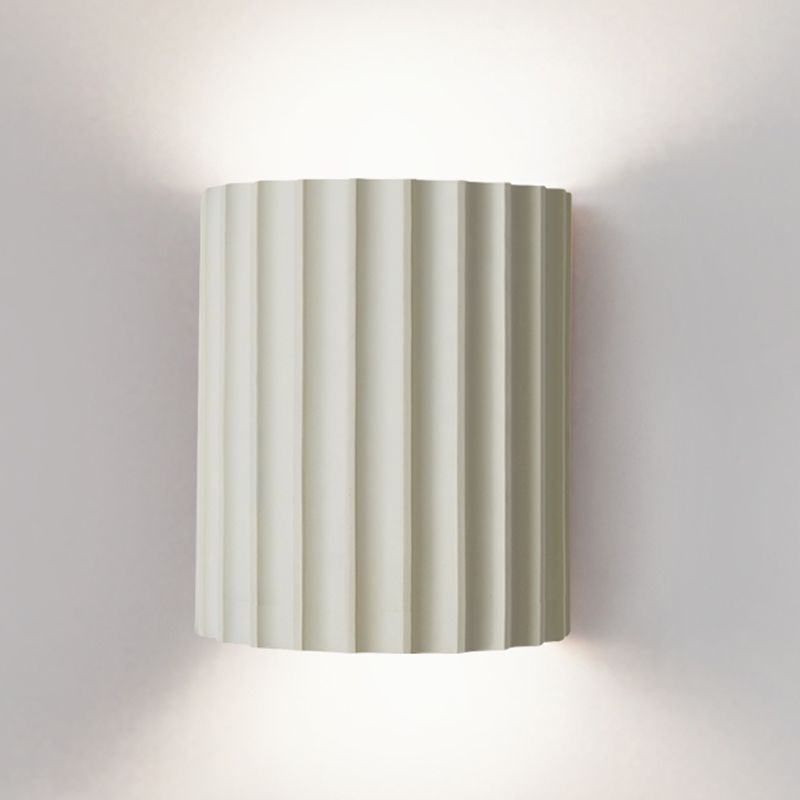 Luz de pared de resina nórdica Cilíndrico colorido 2 luces apliques de pared para sala de estar