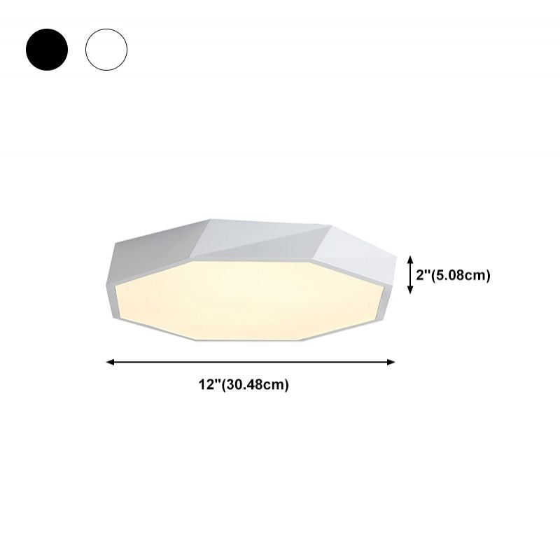 Modern Minimalist LED Ceiling Light Creative Geometric Flush Mount Ceiling Lamp
