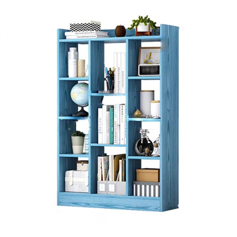 Engineered Wood Standard Bookcase Contemporary Open Back Bookcase