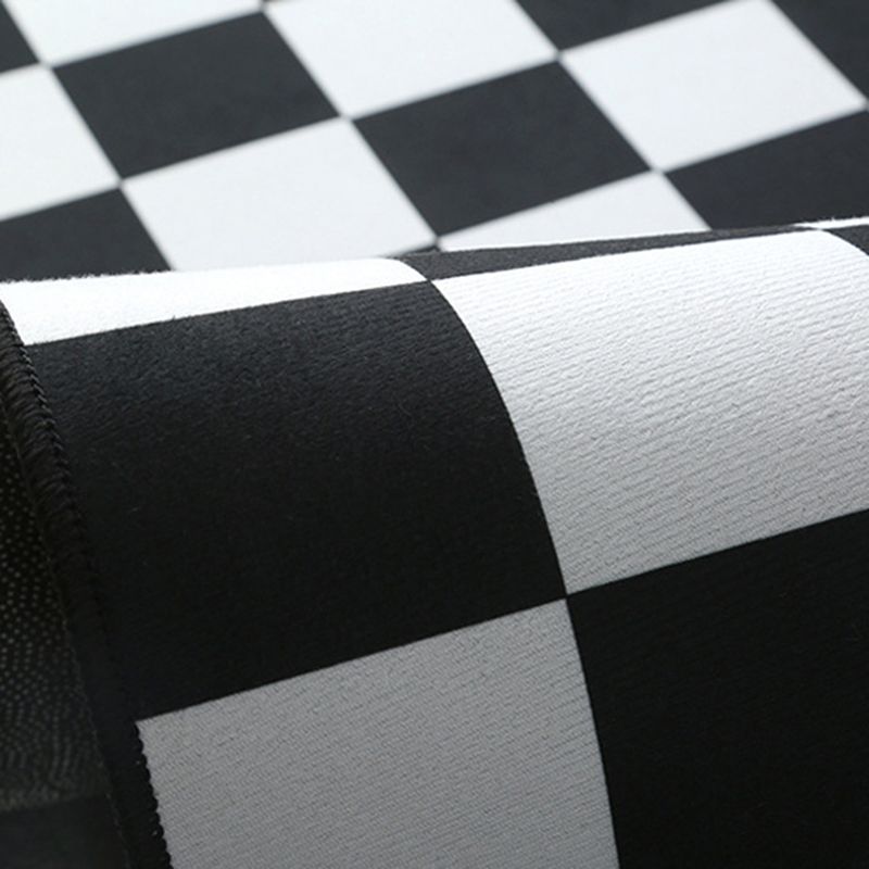 Lattice Geometry Rug Indoor Rug Anti-Slip Washable Easy Care Area Carpet for Bedroom