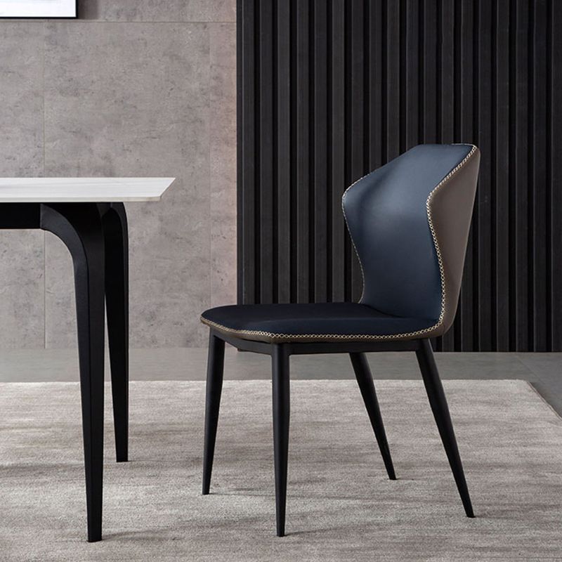 Silla industrial del lado del Wingback de la silla de la cocina del comedor del metal
