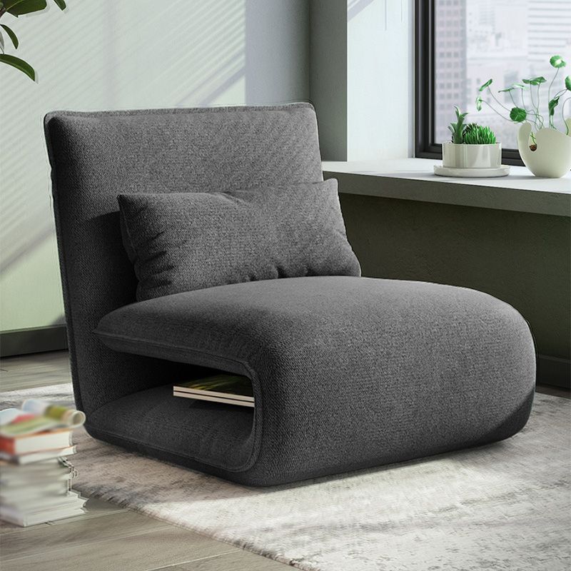 Linen Convertible Chair 25.6"L x 25.6"W Chair for Living Room and Bedroom