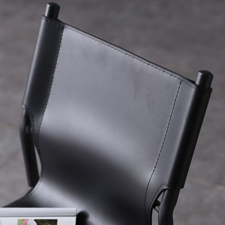 Leather Dining Side Chairs Modern Indoor-Outdoor Chair for Home