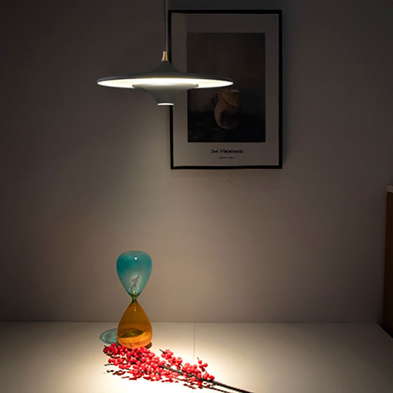 Nordic UFO Shape Pendant Light Metal Colorful Hanging Pendant for Living Room