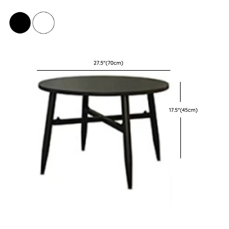 Black Modern Bistro Table Set 1/2/3/4/5 Pcs Metal Bistro Set for Small Places