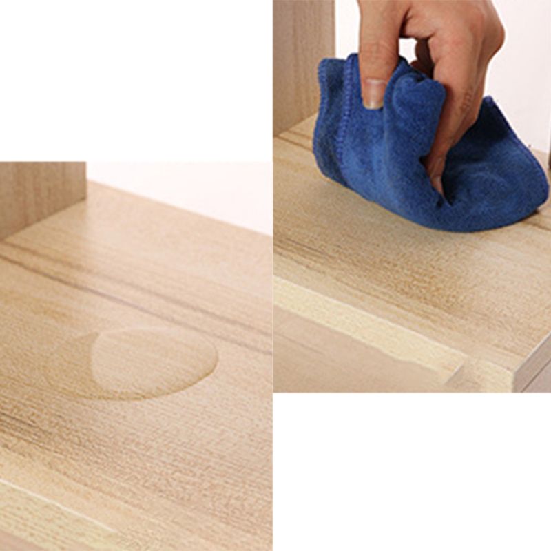 Closed Wooden Bookcase Modern Home Living Room Bedroom Corner Bookshelf