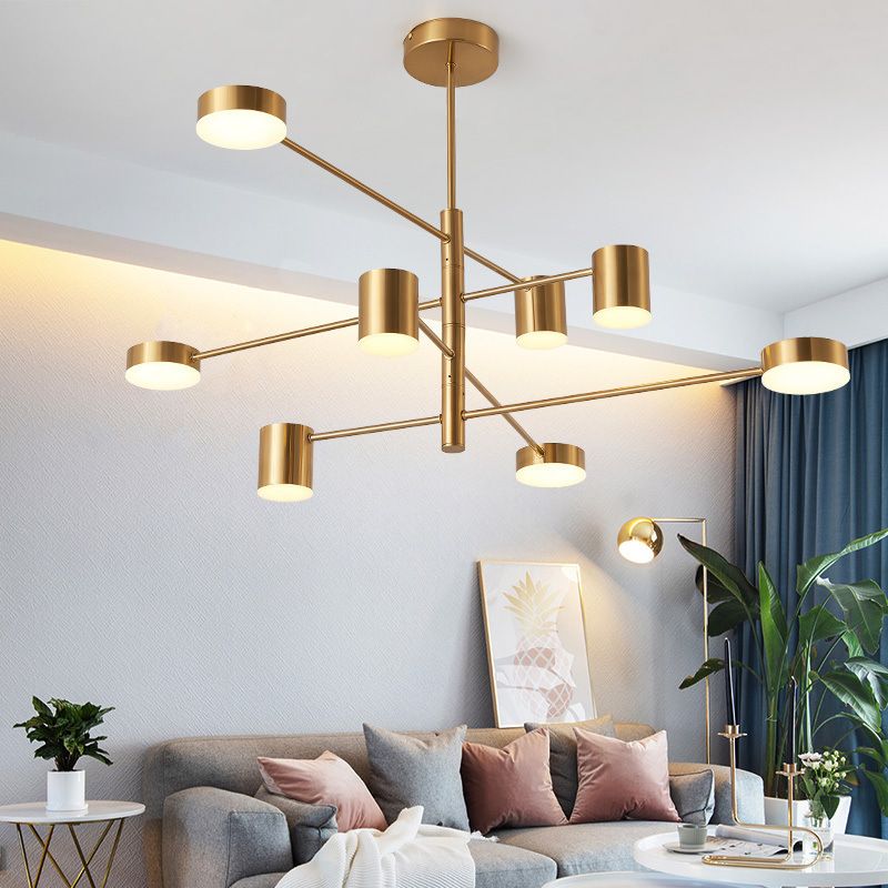 Funzione per illuminazione lampadario in metallo Starburst lampada a LEDELIE LED MODERNA