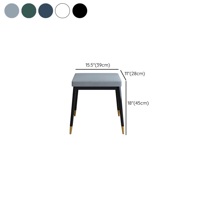 Modern Solid Wood Vanity Dressing Table with Mirror and Stool