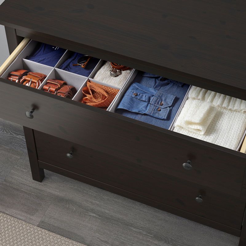 Contemporary Horizontal Chest Bedroom Storage Chest with 3 Drawers