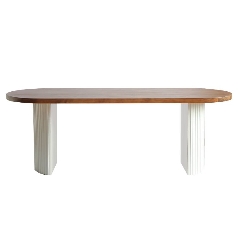 Contemporary Style Dining Table Solid Wood Dinette Table for Home Kitchen