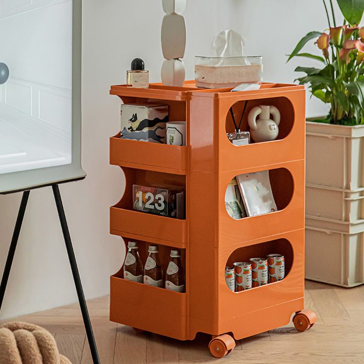 Plastic Bed Nightstand Classic Modern Bedside Cabinet for Bedroom