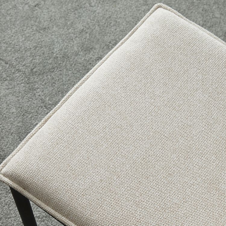 Silla de comedor de estilo moderno, sillas laterales sin brazos de comedor de metal para cocina