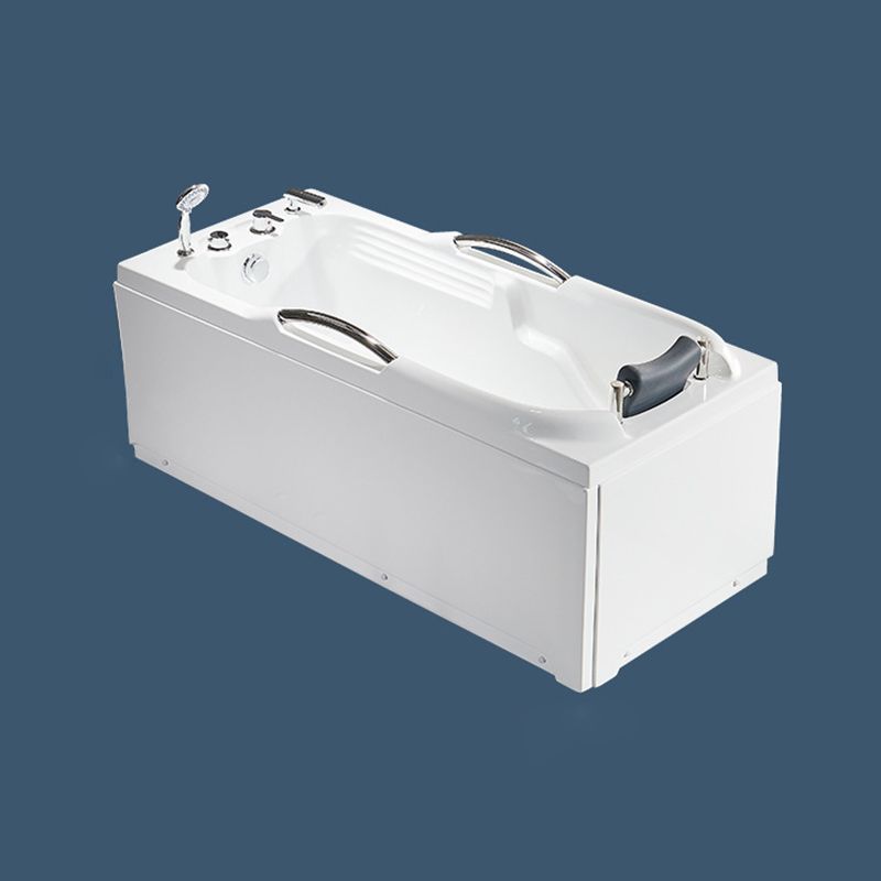 Modern with Faucet Bathtub Bathroom Soaking Rectangular Bath Tub