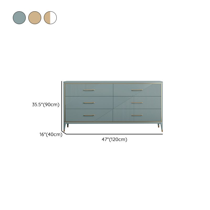 Classic Glam Storage Chest 3/5/6/10 Drawers Double Dresser , 15.6 Inch Width