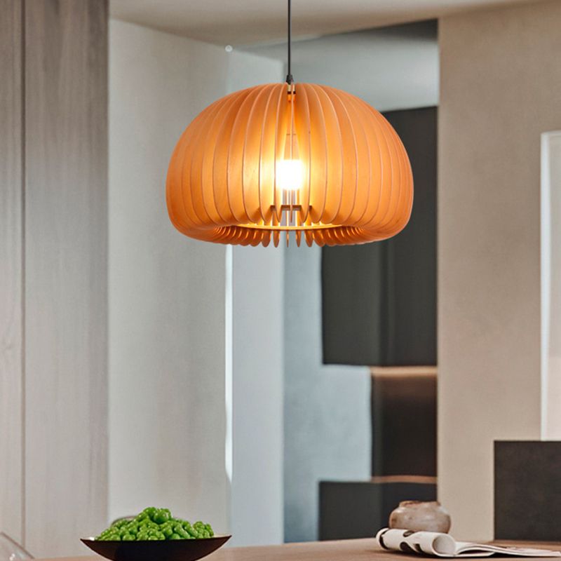 Bois Nordique Pendre moderne Light 1-Light Plafond Plafond pour salle à manger