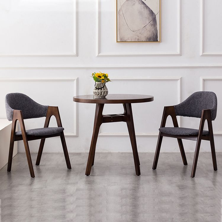 Solid Wood Dining Table Contemporary Style Dining Site Table with 4 Legs
