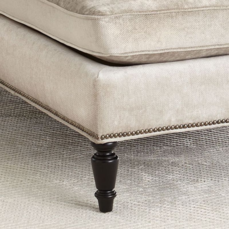 French Country Upholstered Chaise Lounge Couch Micro-velvet Chaise Lounge Chair