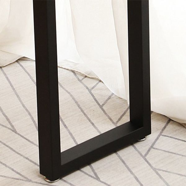Rectangle Bar Dining Table Contemporary Bar Table with Black Sled Base