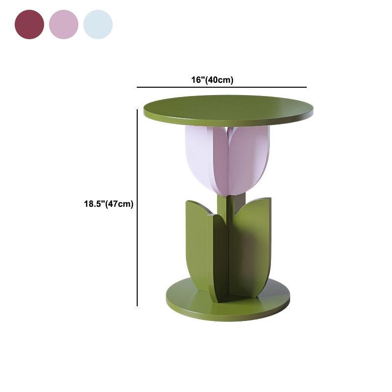 Nordic Round/Geometric Coffee Table Wooden Coffee or End Table