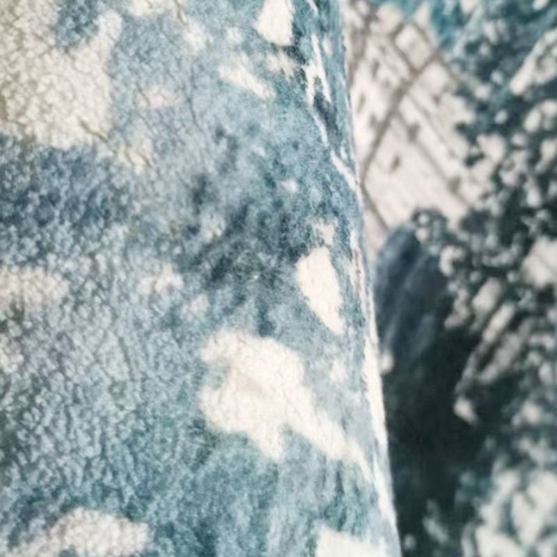 Light Gray Line Rug Polyester Modern Rug Washable Rug for Drawing Room