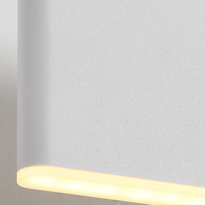 Metal Square Shape Wall Sconce Modern Style 1 Light Wall Light Sconce