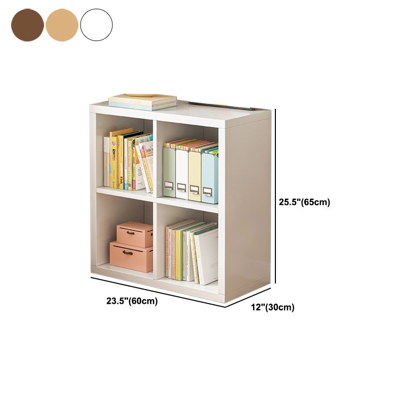 11.81" Wide Contemporary Wooden Bookshelf Cube Shelf Bookcase