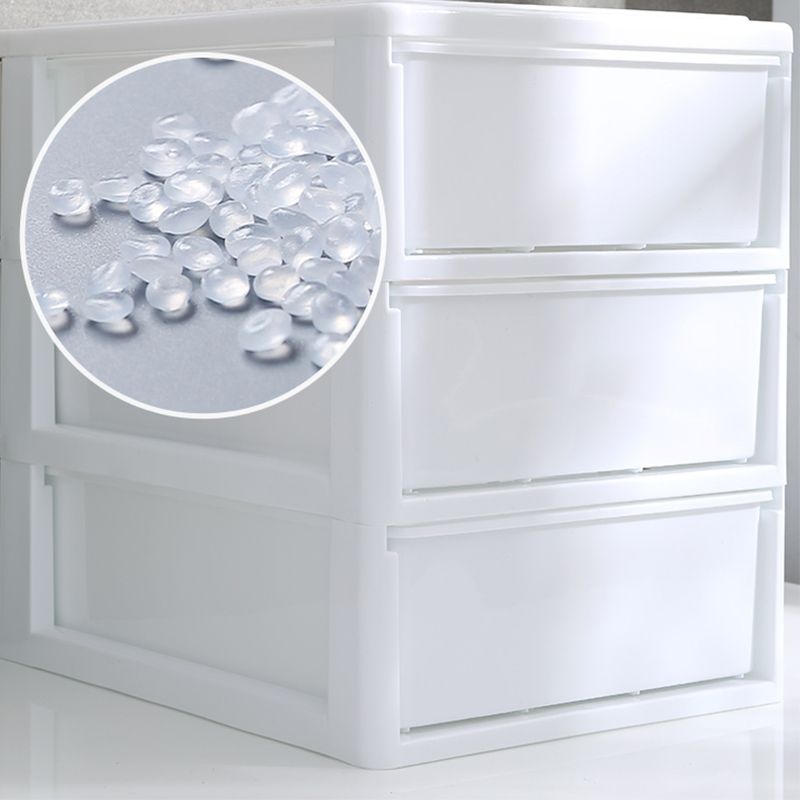 Drawers Filing Cabinet Plastic Vertical File Cabinet for Home and Office