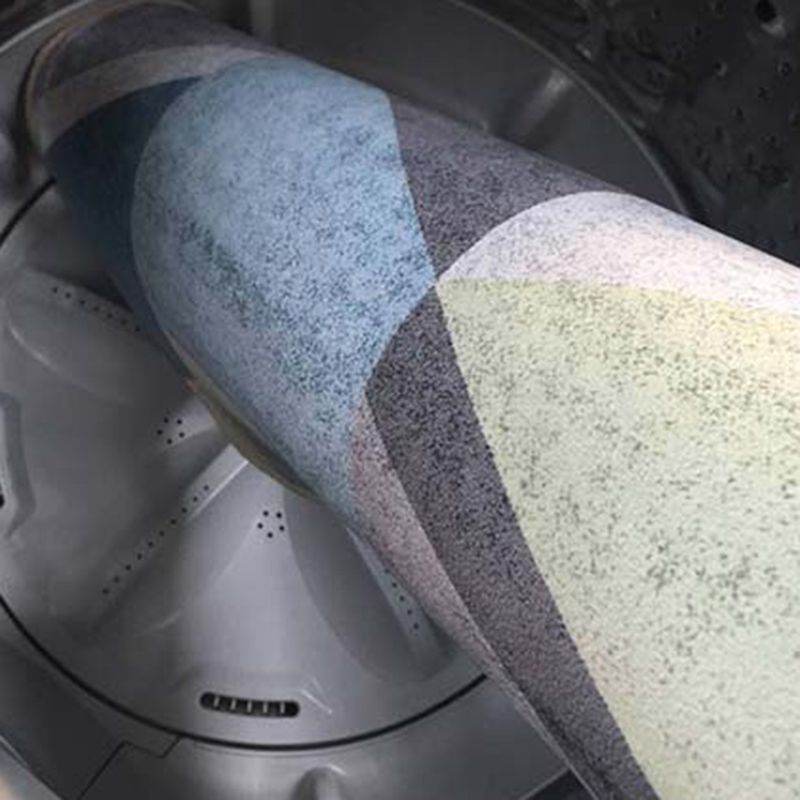 Bold Geometric Indoor Rug Modern Carpet Polyester Stain Resistant Area Carpet for Living Room