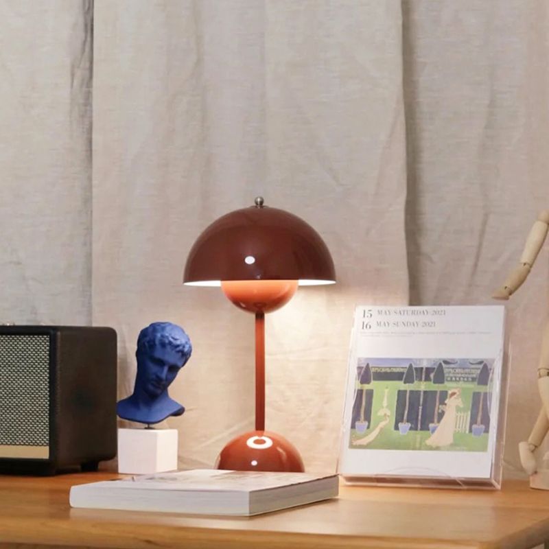 Lampe de nuit en forme de fleur de macaron touche lampe à la table de chevet de chevet