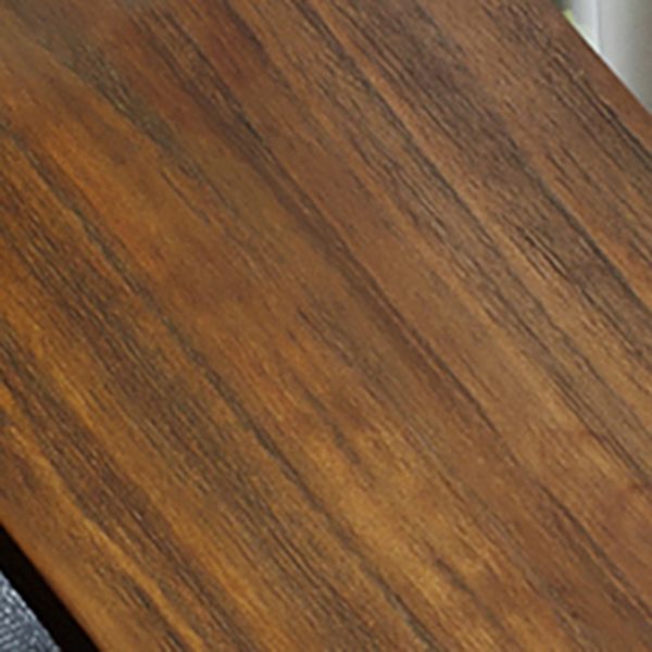 Rectangle Bar Pub Table Set 1/4 Pcs Solid Wood Top Bar Table and Iron Stools