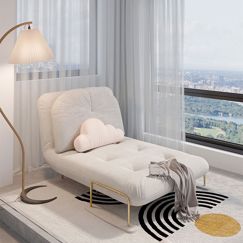 Fabric Upholstered Futon Chair Tufted Twin Futon Sleeper Sofa