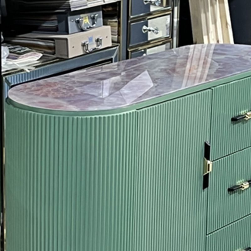 Modern Storage Chest Stone Top Storage Chest Dresser for Bedroom